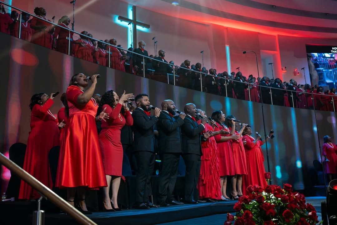 Wheeler Avenue Baptist Church worship choir in vibrant praise
